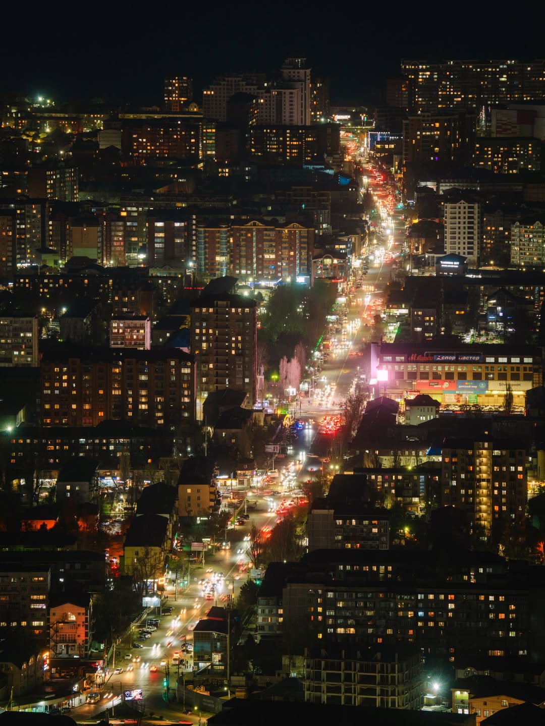 Ночная Махачкала в объективе Магомеда Шапиева