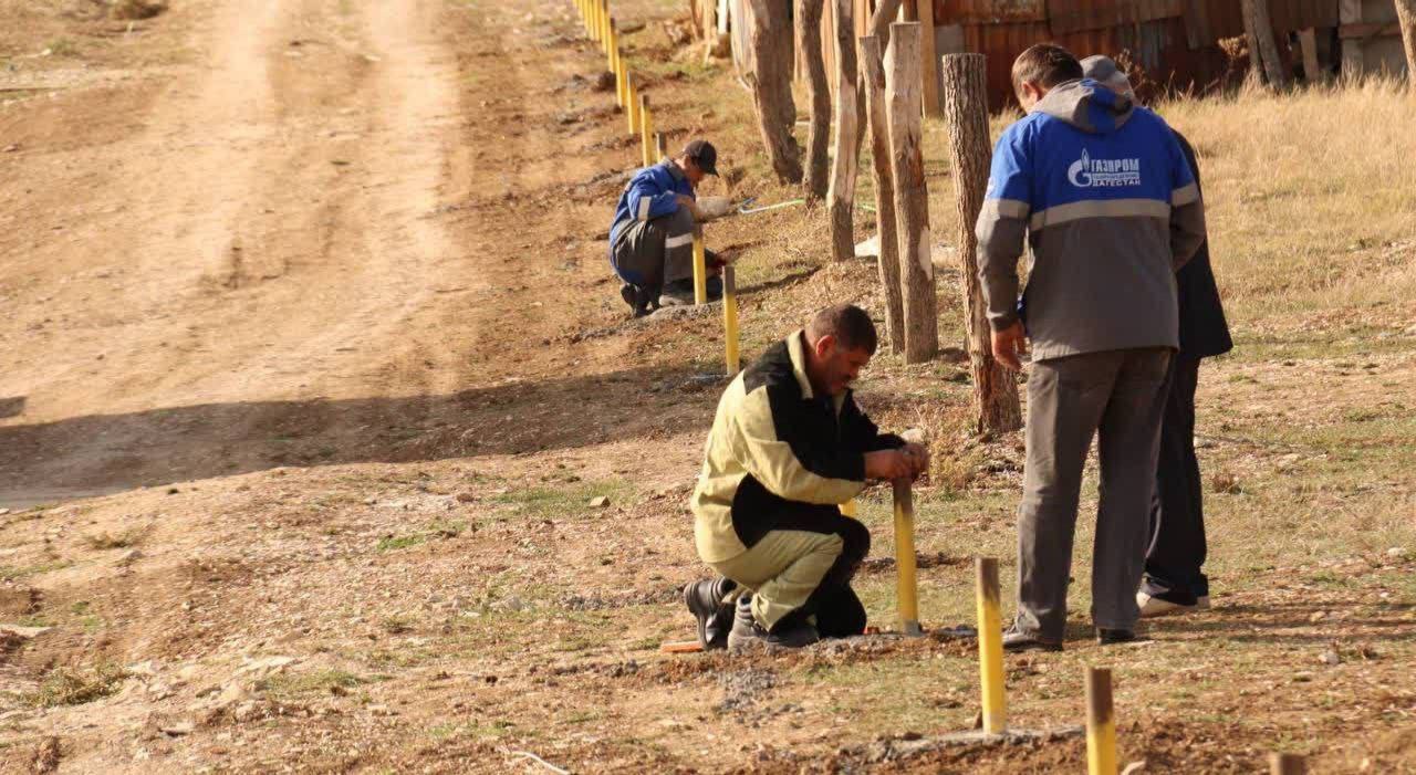 Новый газопровод протяженностью более 3 км ввели в эксплуатацию в селе Каякент Каякентского района Дагестана