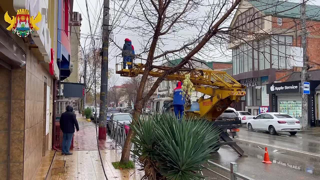 Демонтирован аварийный столб