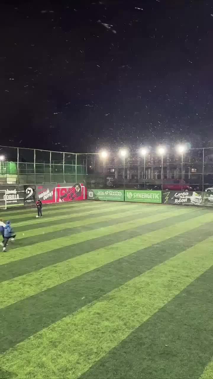 Первый снег в Махачкале