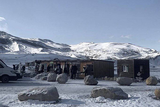 Кадры живописной зимы в горах Дагестана Кадры живописной зимы в горах Дагестана