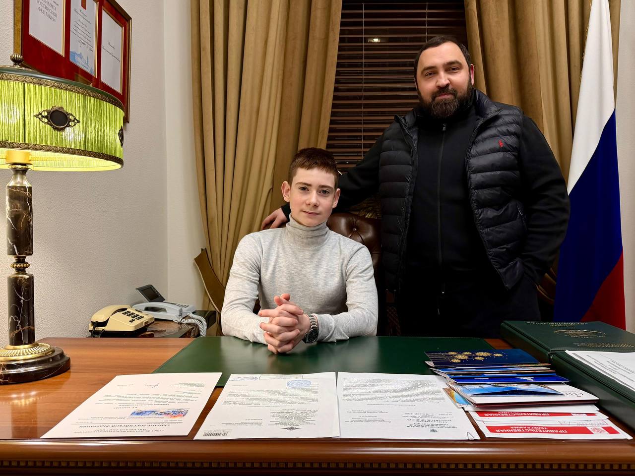 В новогодние праздники Султан Хамзаев пригласил в Государственную Думу Летифа Магомедова В новогодние праздники Султан Хамзаев пригласил в Государственную Думу Летифа Магомедова