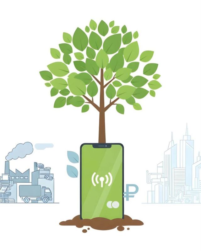 Интересный факт: безналичный платёж очищает воздух лучше дерева