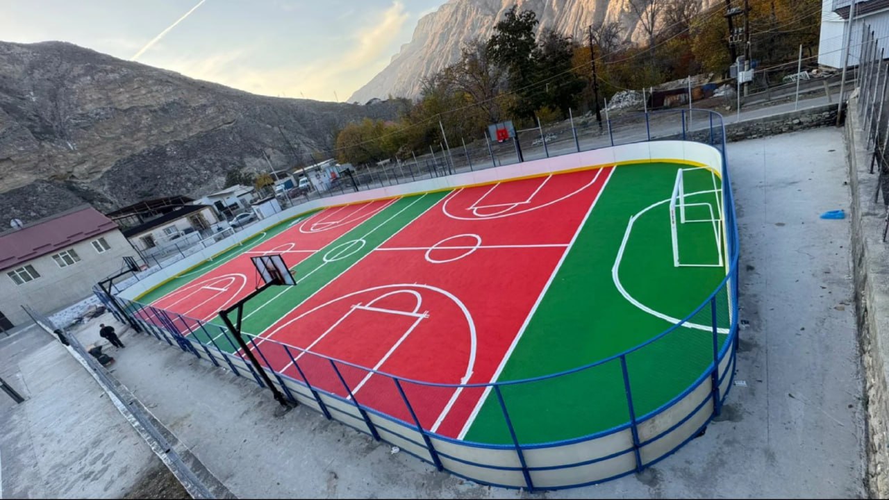 Пять «умных» спортивных площадок построены в Дагестане в 2025 году