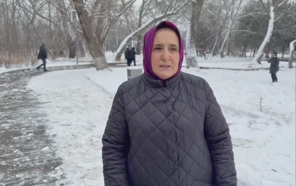 Студенты Гуманитарно-педагогического колледжа присоединились к работам по расчистке парка Ленинского комсомола от снега и гололёда, чтобы люди не поскальзывались