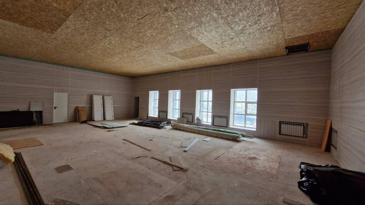 Дагестанцы восстанавливают спортшколу в Михайловском районе Дагестанцы восстанавливают спортшколу в Михайловском районе