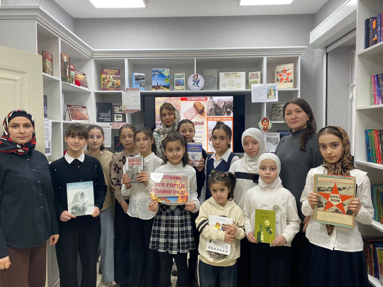 Патриотическое мероприятие, посвященное 80-летию снятия блокады Ленинграда, прошло в филиале №1 ЦБС им. Ф. Алиевой