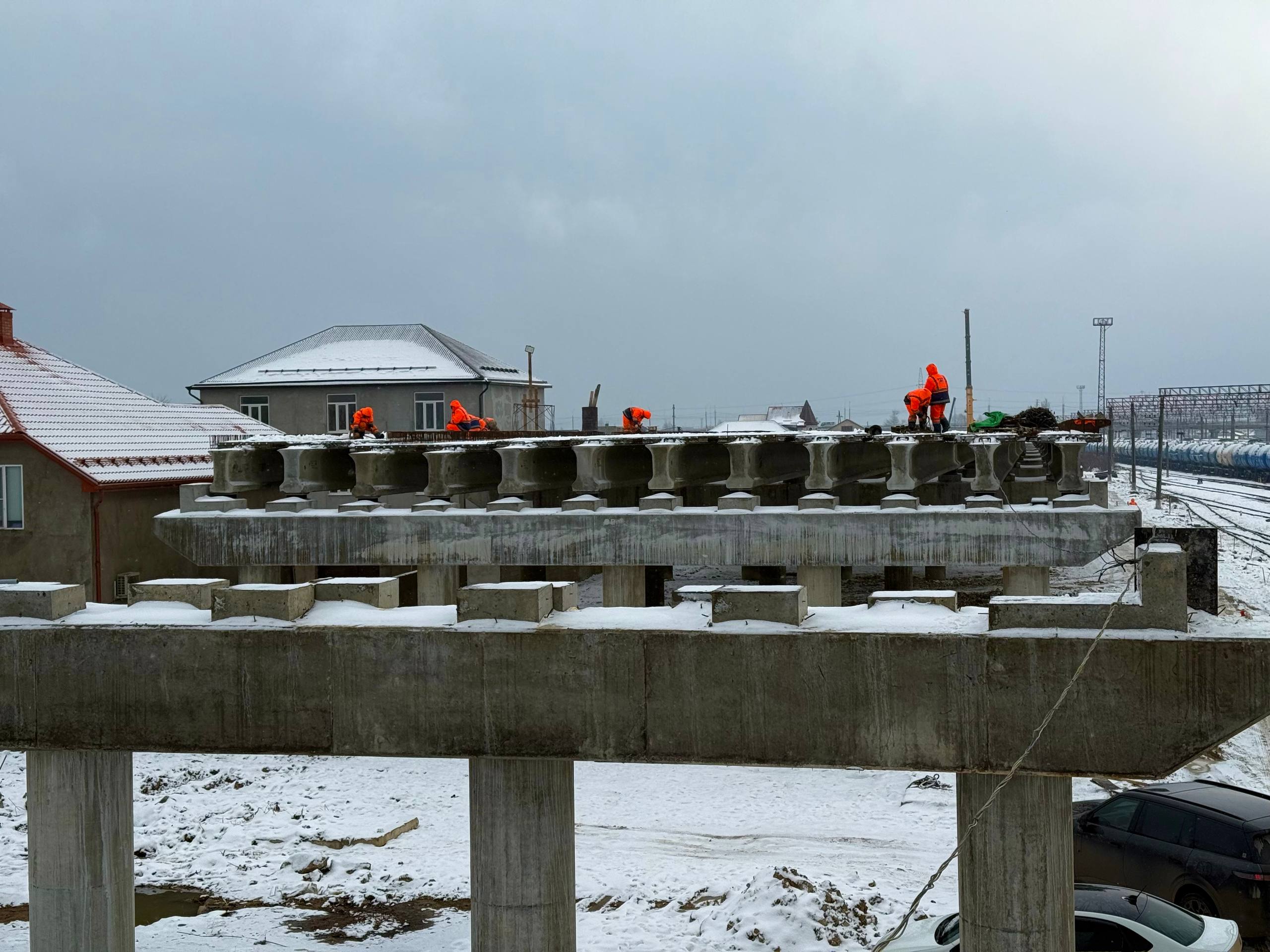 Инспекция проверила этап строительства дороги к Махачкалинскому порту Инспекция проверила этап строительства дороги к Махачкалинскому порту