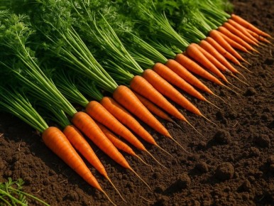 Прореживание и водный режим делают морковь красивой и длинной