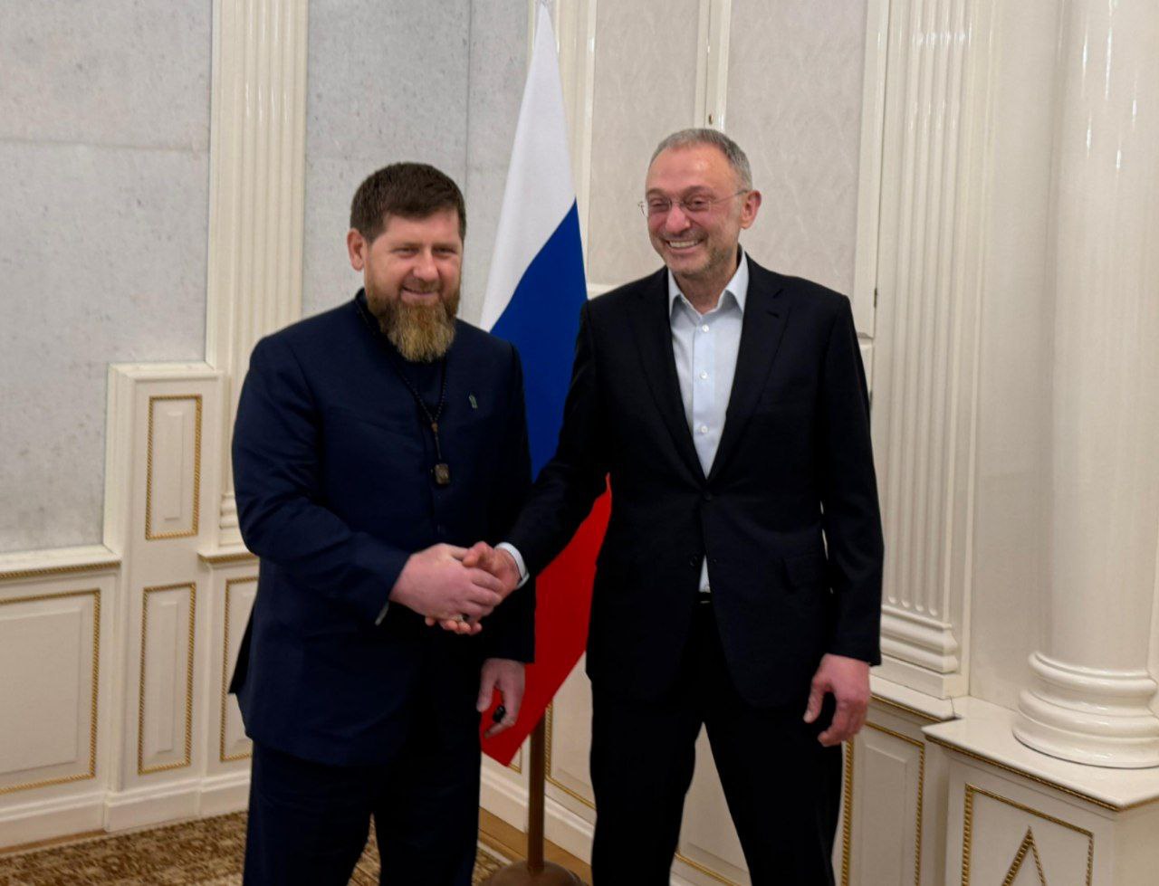 Рамзан Кадыров: Провел плодотворную встречу с Братом, сенатором Российской Федерации Сулейманом Керимовым в Москве