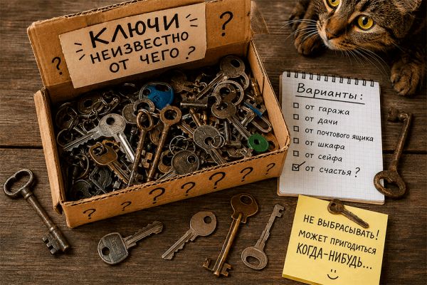Почему мы не можем расстаться с ключами неизвестного назначения