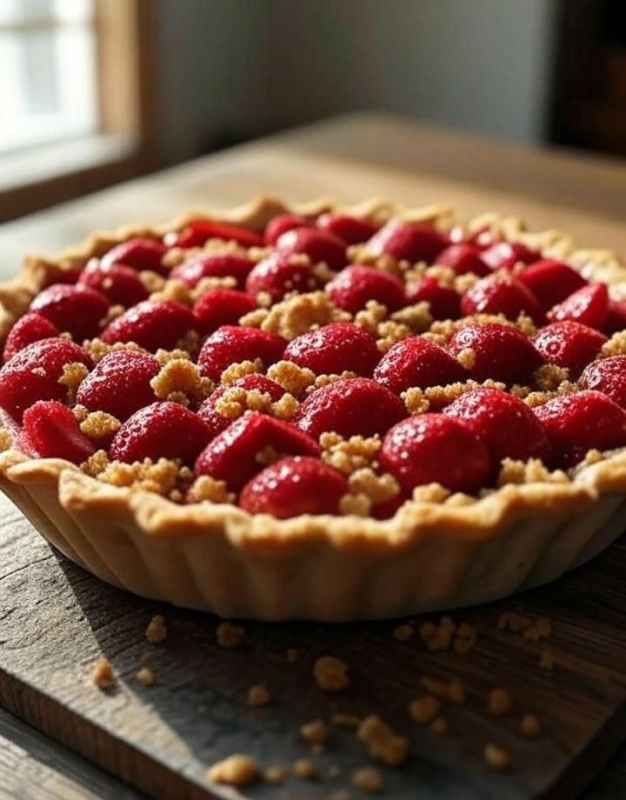 Нежный клубничный пирог: легкий и вкусный десерт для летних вечеров