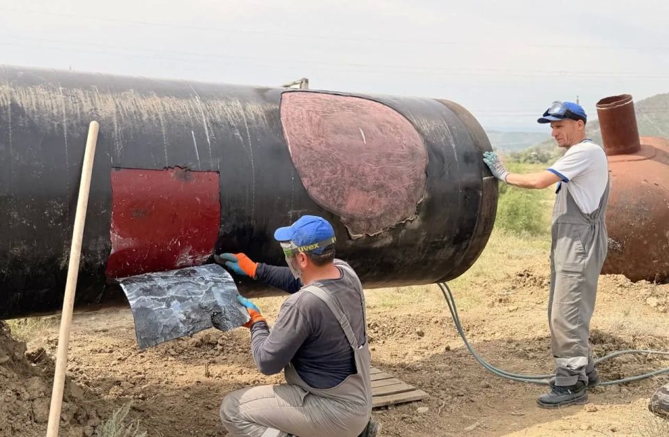 В Махачкале возможны перебои в подаче горячей воды из-за ремонта газопровода «Моздок–Казимагомед»