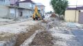 На улице Шейха Ас-Сугури ведутся работы по благоустройству