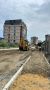 На ул. Башкирской в Махачкале ведутся работы по установке бордюрного камня и поребриков