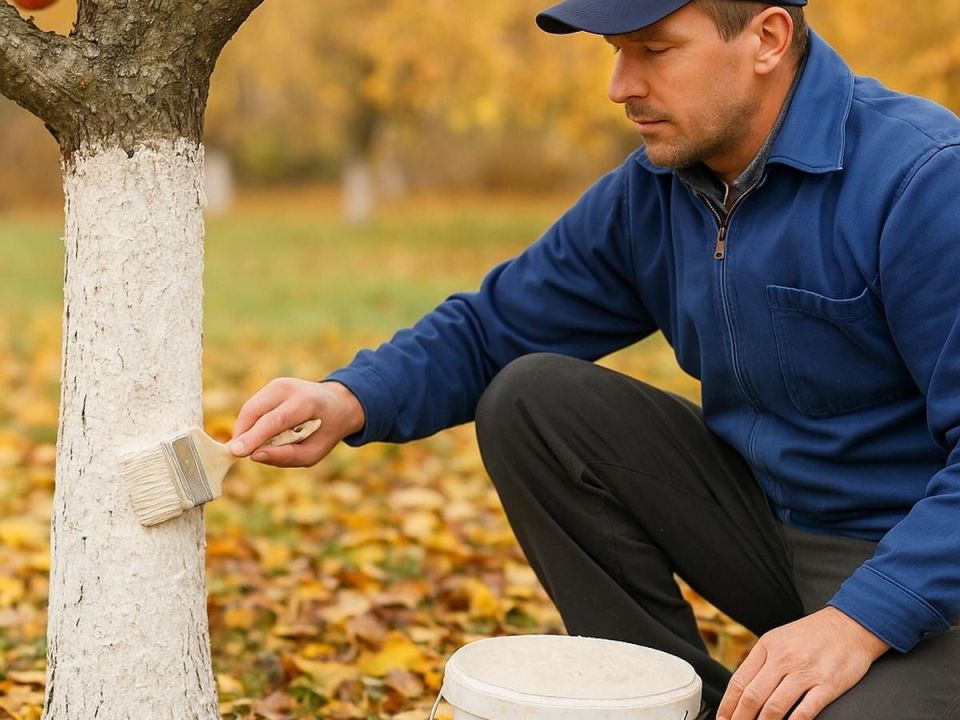 Как побелка защитит ваши деревья зимой: эффективные методы и советы