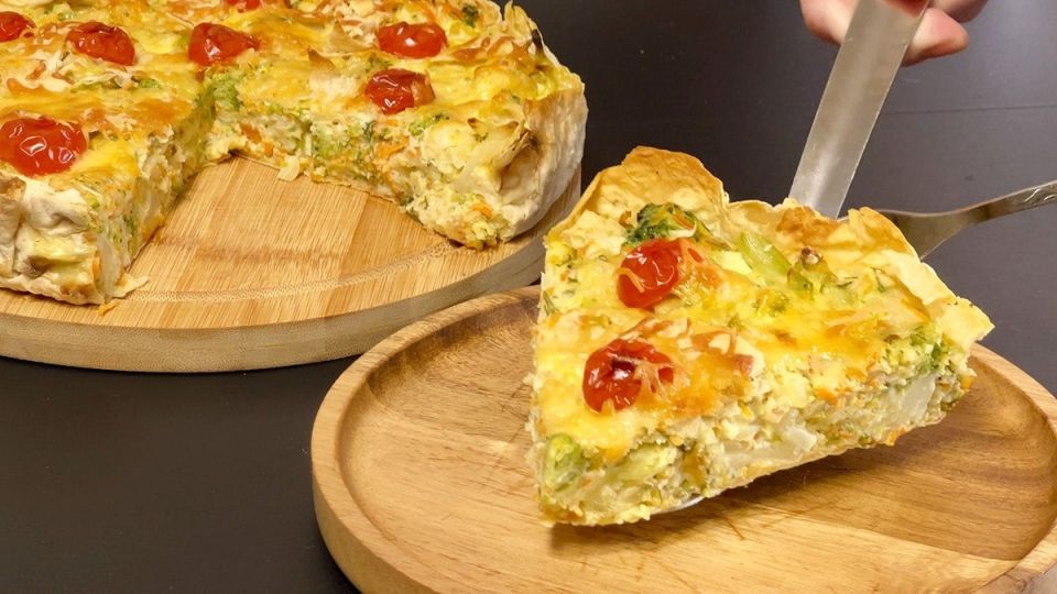 Овощной пирог с лавашем: быстро и вкусно