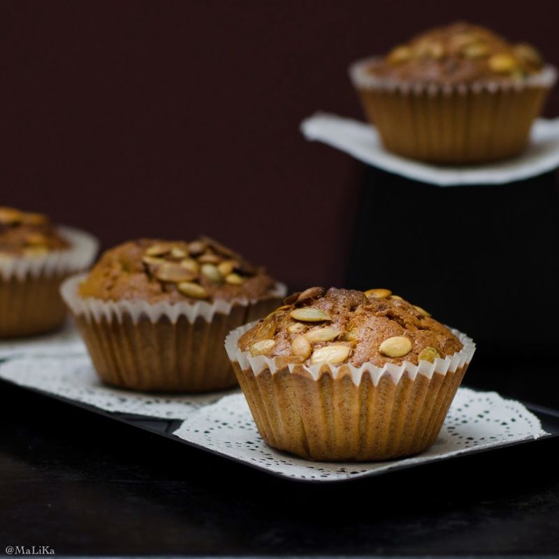 Тыквенные кексы: осеннее лакомство