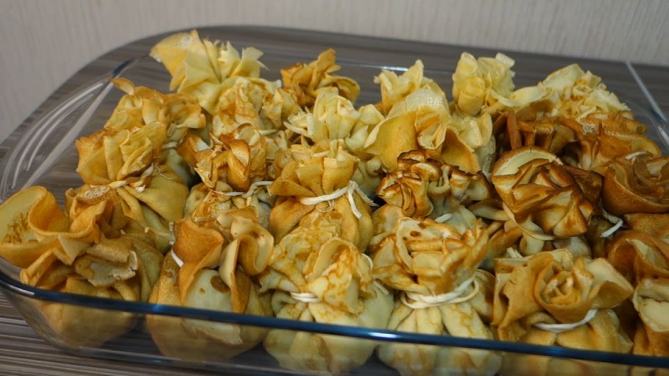 Фаршированные блинчики в мешочках: секреты идеального угощения