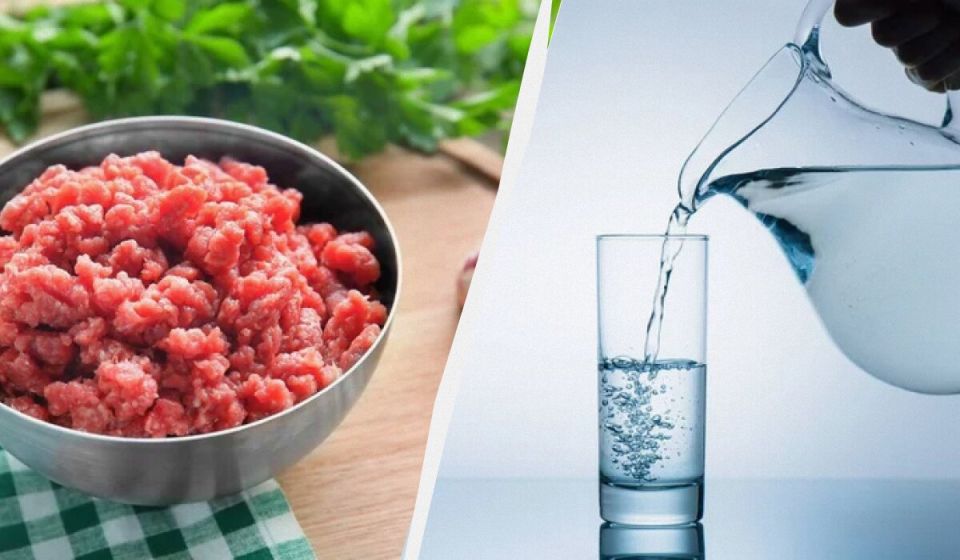 Секрет сочных котлет: как минеральная вода меняет фарш