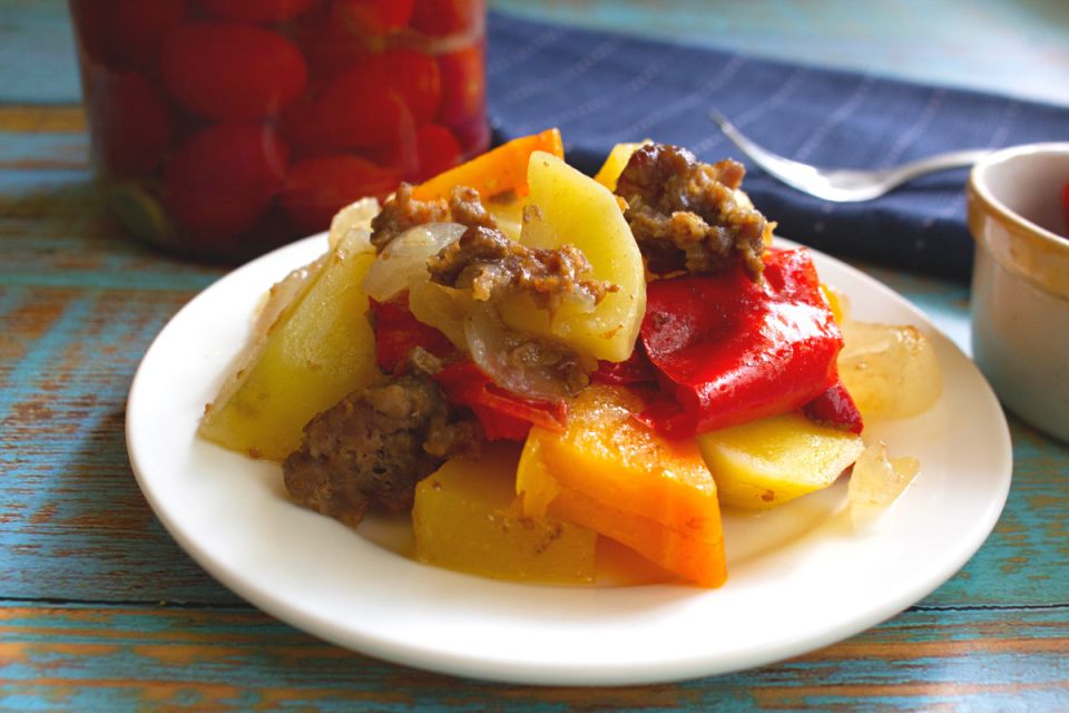 Овощи с фаршем: Легкий и вкусный рецепт в рукаве для духового шкафа