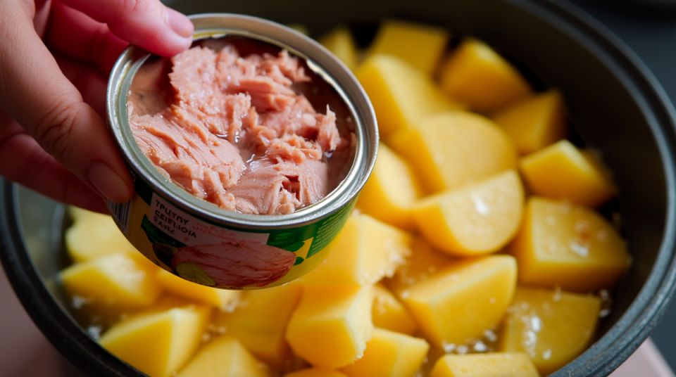 Необычные мини-тортильи: картофель с тунцом в новом исполнении